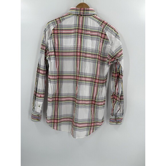 ROBERT GRAHAM Shirt Men's MEDIUM Hidden Snap Button Flip Cuff Long Sleeve EUC - Picture 6 of 14